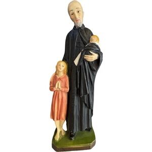 Vintage Made in Italy St. Vincent Statue